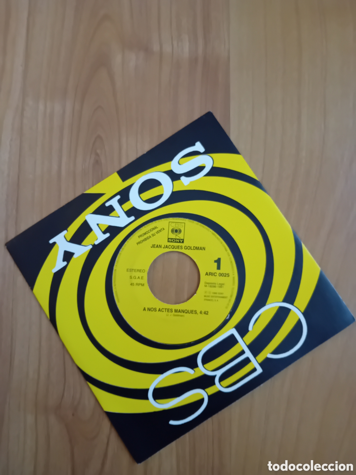 Discos de vinilo: JEAN JACQUES GOLDMAN. A NOS ACTES MANQUES - Foto 1