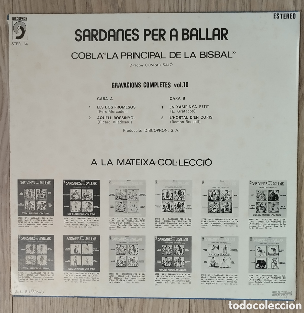 Discos de vinilo: 4 LPs SARDANES PER A BALLAR COMPLETES - Foto 3