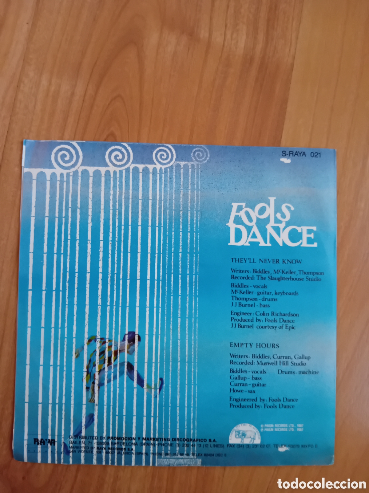 Discos de vinilo: FOOLS DANCE. THEYLL NEVER KNOW - Foto 2
