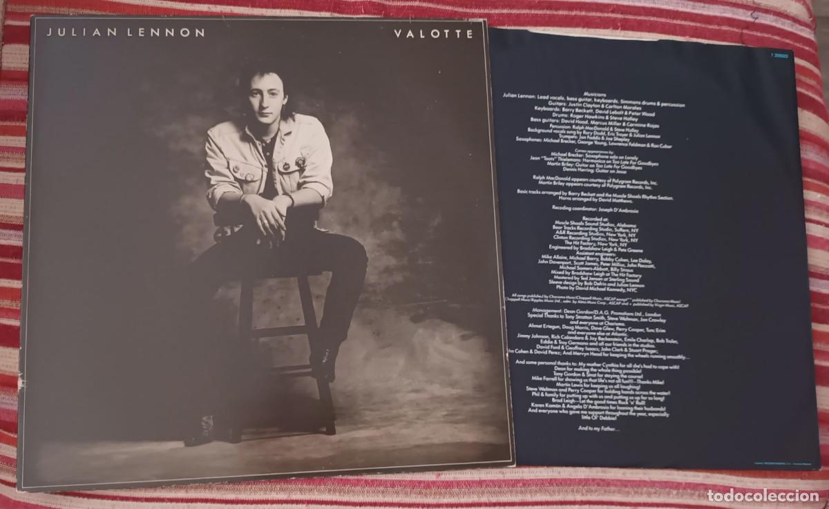 Discos de vinilo: JULIAN LENNON - VALOTTE - LP - Foto 3