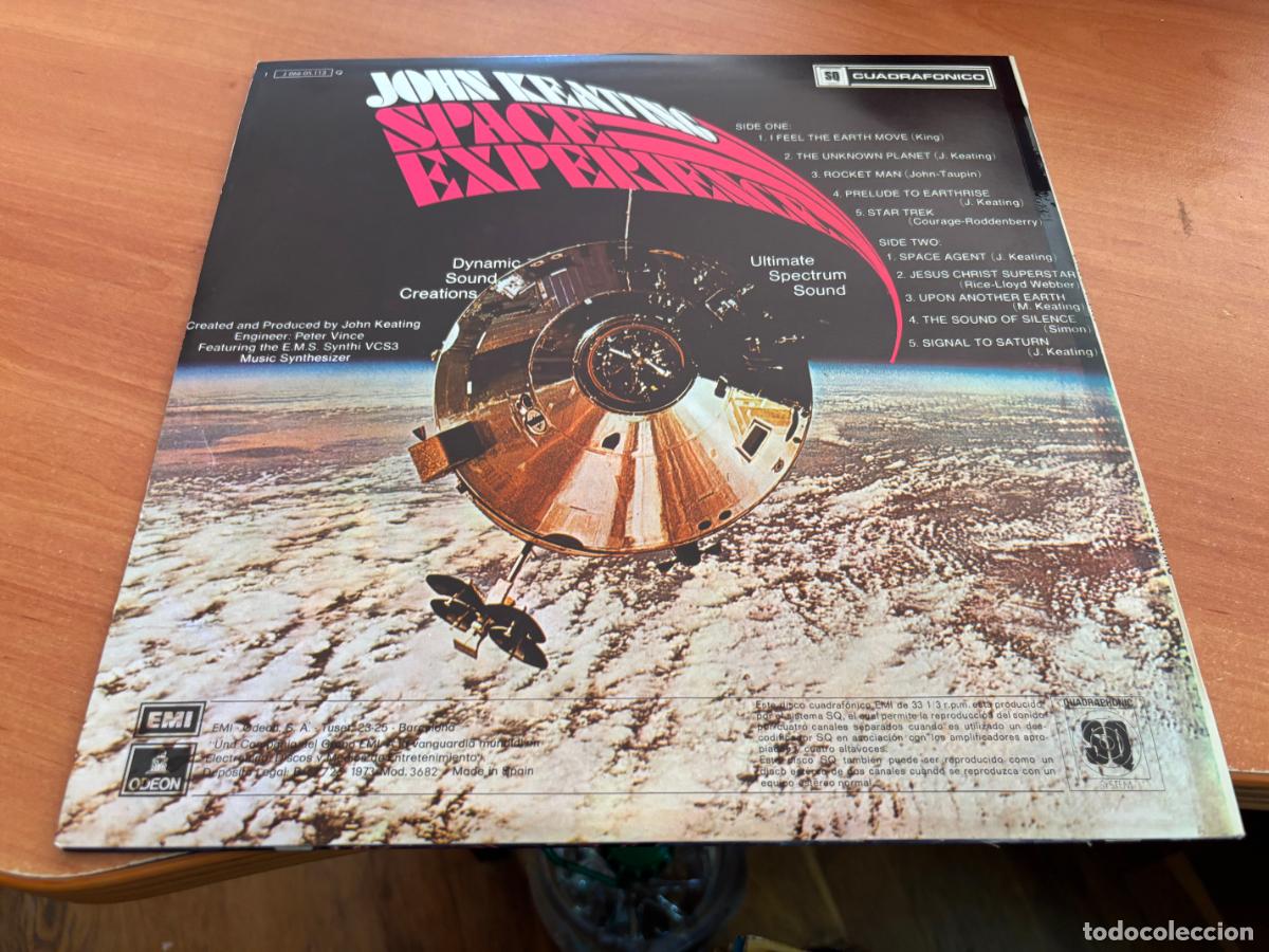 Discos de vinilo: JOHN KEATING (SPACE EXPERIENCE) LP ESPA&Ntilde;A 1973 (B-54) - Foto 3