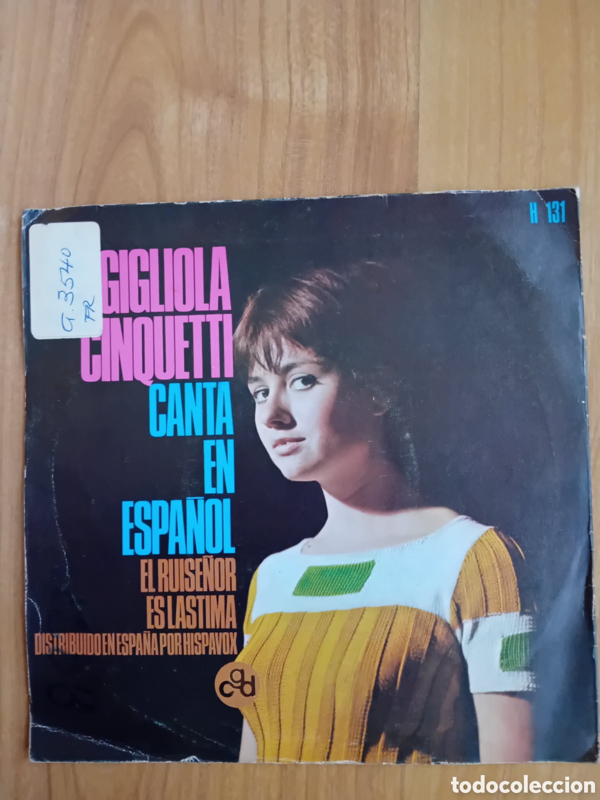 Discos de vinilo: GIGLIOLA CINQUETTI. EL RUISE&Ntilde;OR - Foto 2