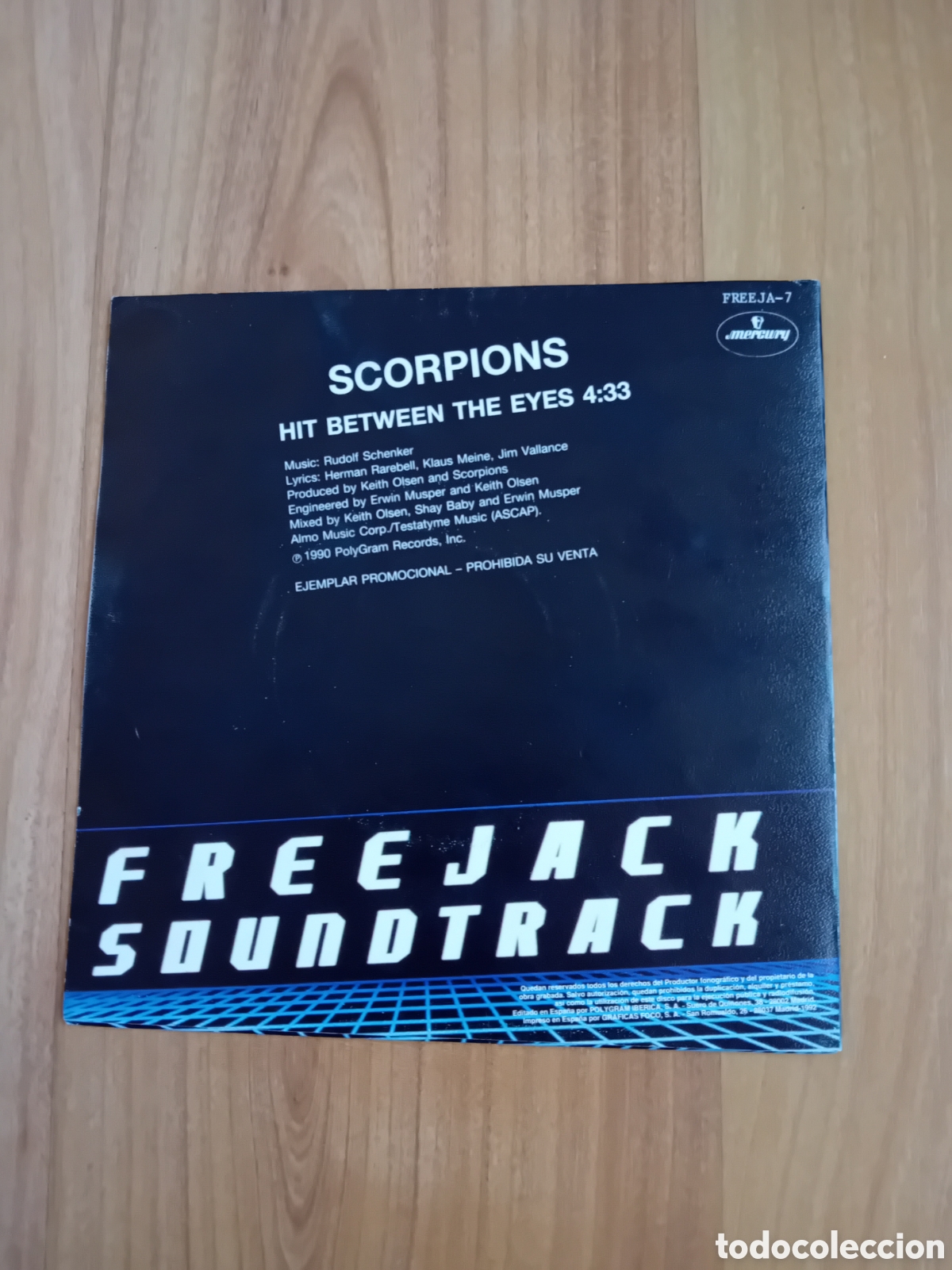 Discos de vinilo: SCORPIONS. HIT BETWEEN THE EYES. FREEJACK - Foto 2