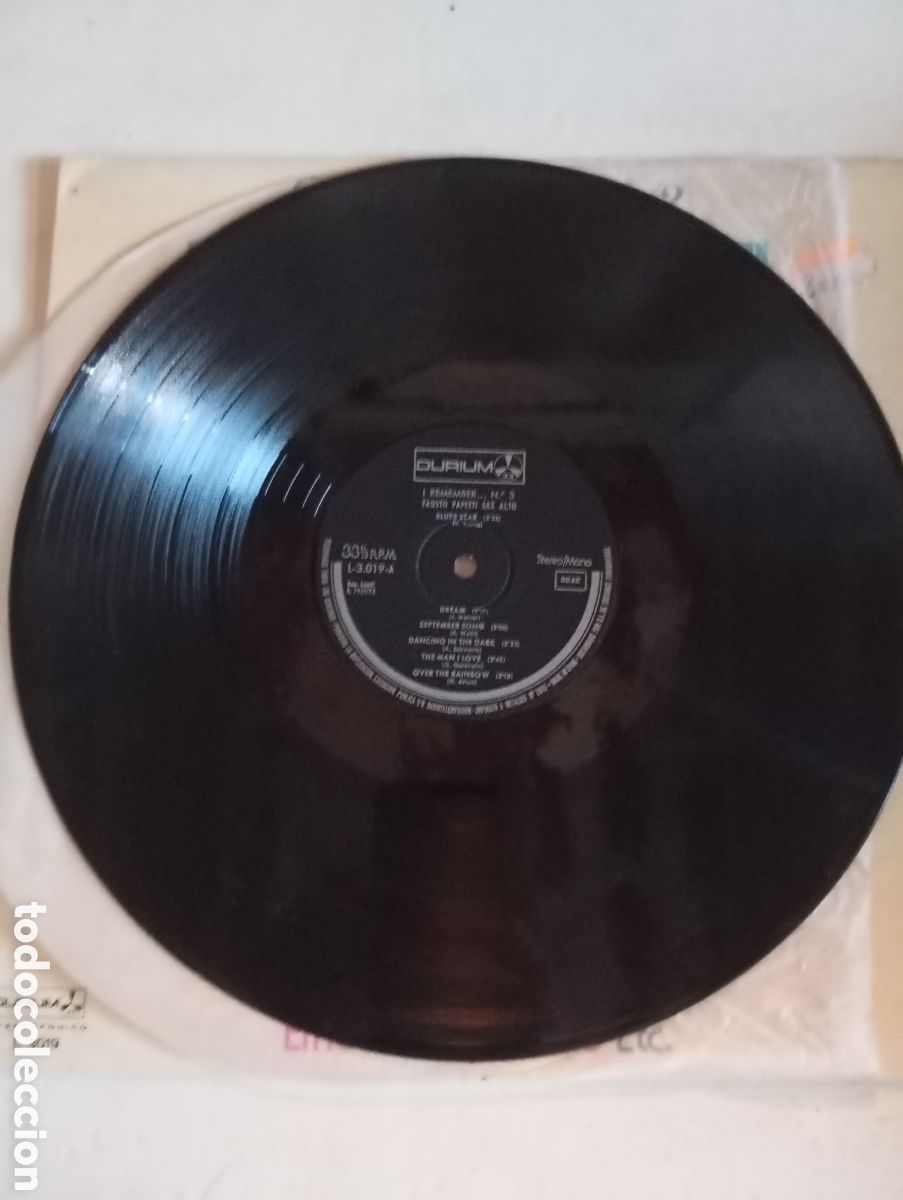 Discos de vinilo: FAUSTO PAPETTI - I REMEMBER n&ordm; 3 - DURIUM - 1978 - Foto 2