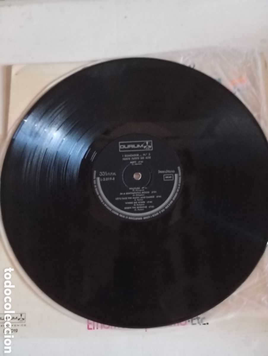 Discos de vinilo: FAUSTO PAPETTI - I REMEMBER n&ordm; 3 - DURIUM - 1978 - Foto 4