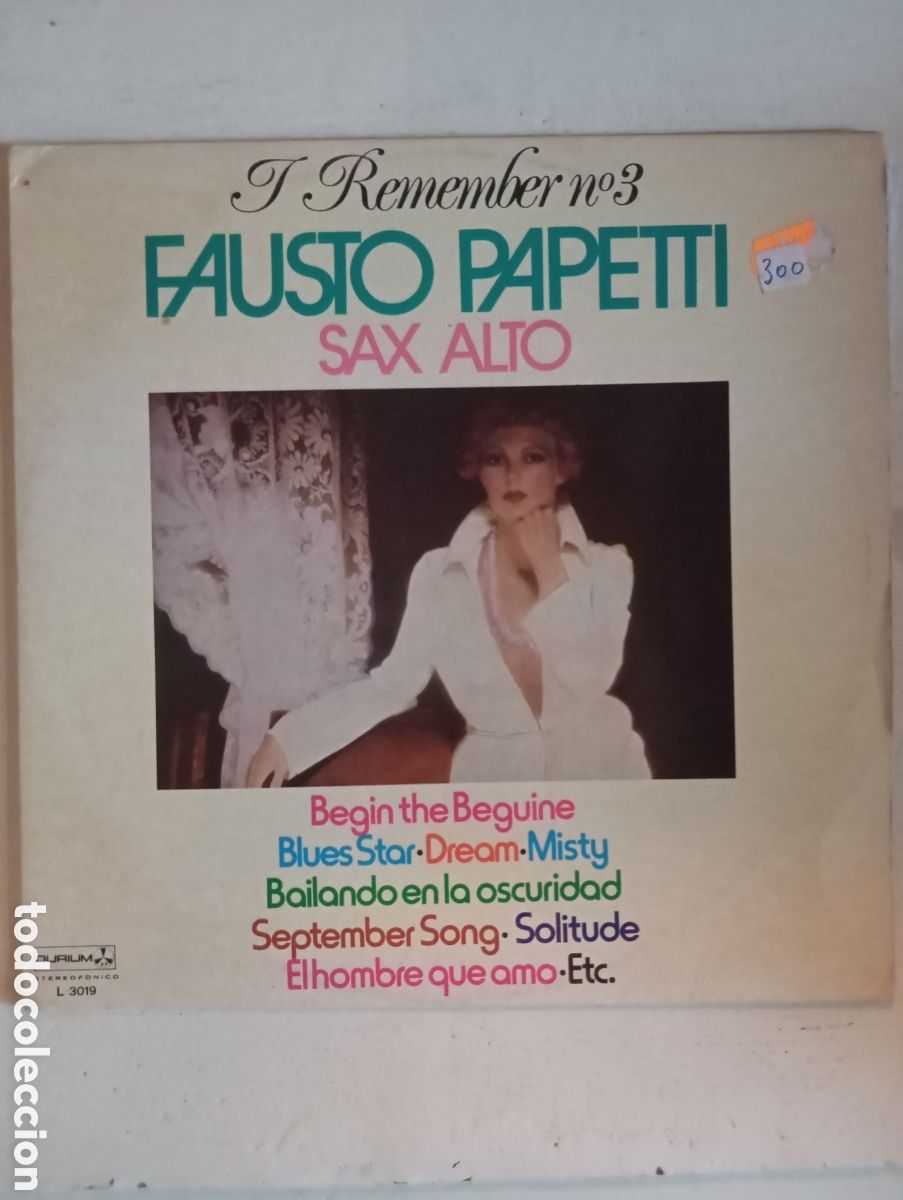 Discos de vinilo: FAUSTO PAPETTI - I REMEMBER n&ordm; 3 - DURIUM - 1978 - Foto 1