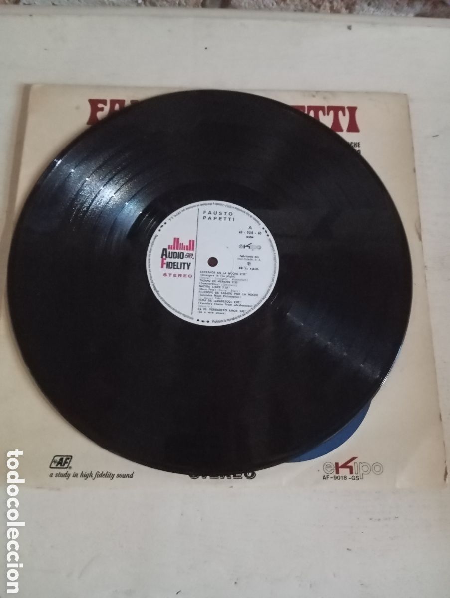 Discos de vinilo: FAUSTO PAPETTI - EKIPO STEREO - 1970 - Foto 2