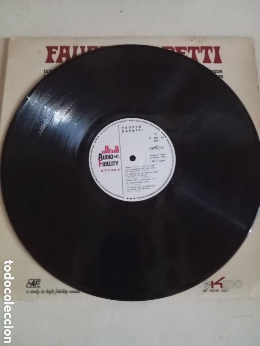 Discos de vinilo: FAUSTO PAPETTI - EKIPO STEREO - 1970 - Foto 4