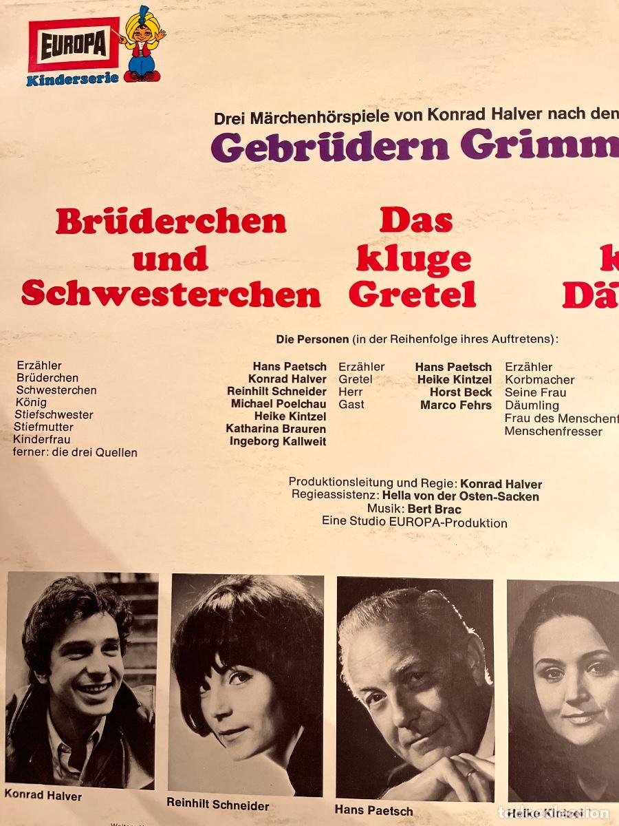 Discos de vinilo: M&auml;rchenplatten auf Deutsch - Foto 4