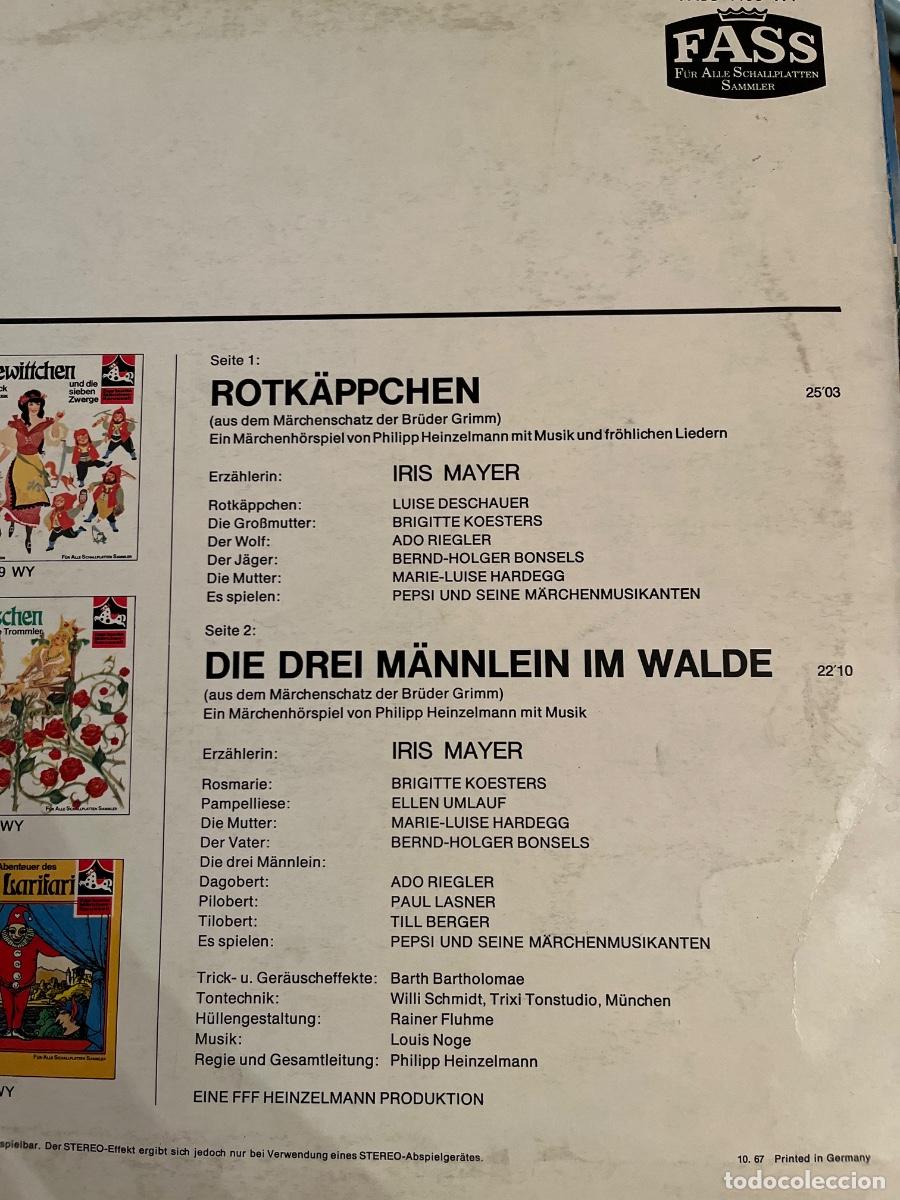 Discos de vinilo: M&auml;rchenplatten auf Deutsch - Foto 8