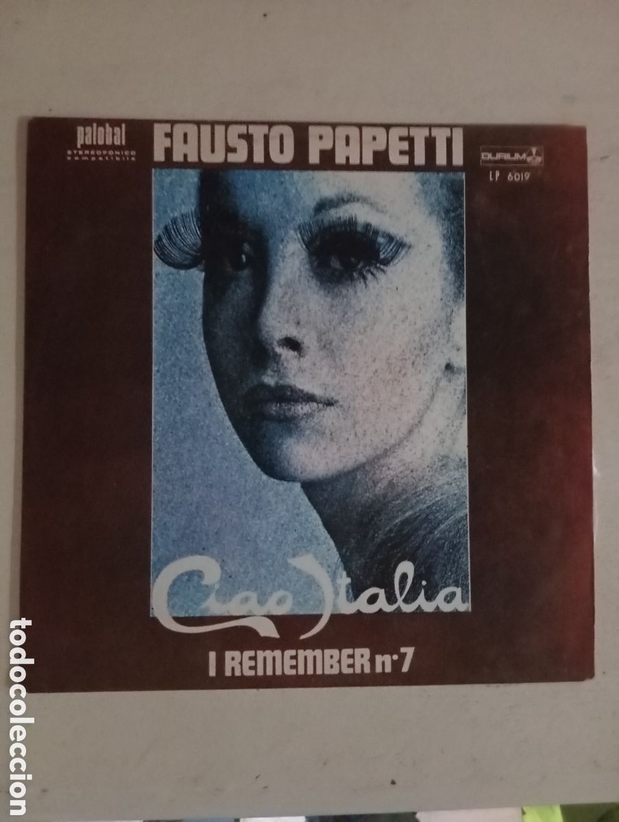 Discos de vinilo: FAUSTO PAPETTI - REMEMBER n&ordm; 7 - PALOBAL - 1971 - Foto 1