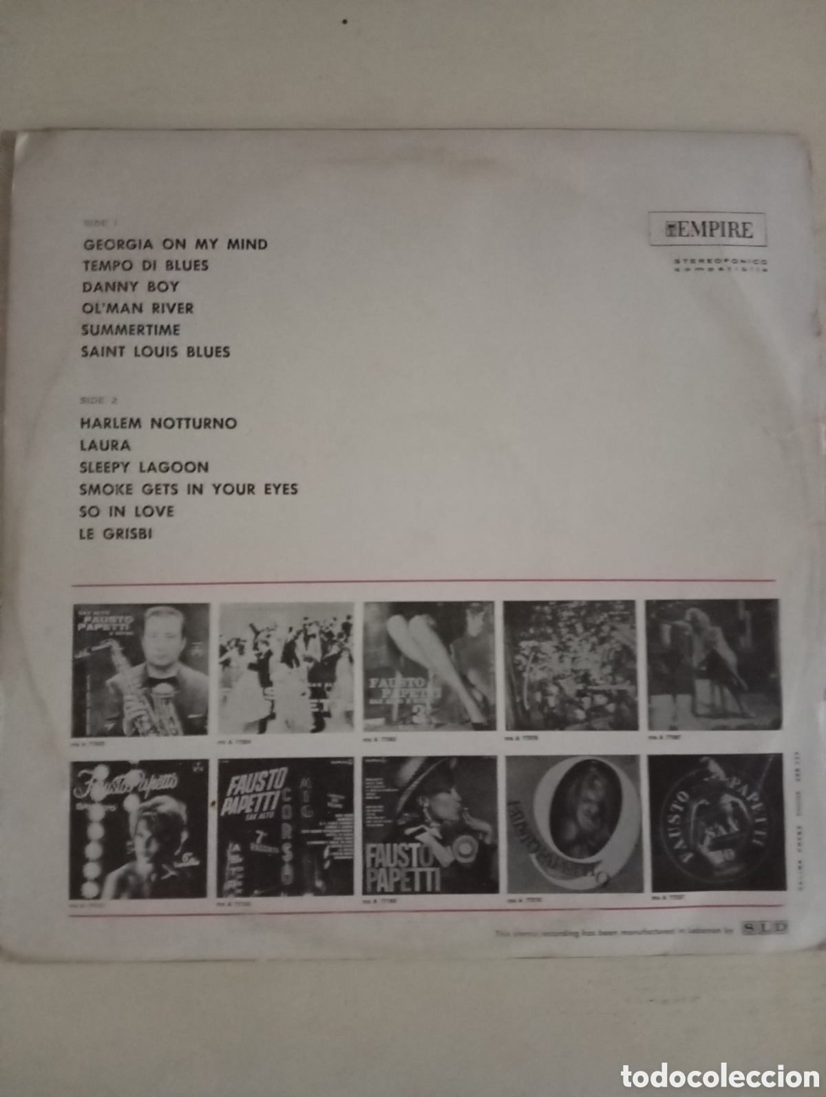 Discos de vinilo: FAUSTO PAPETTI - EMPIRE 2 - DURIUM - 1977 - Foto 8