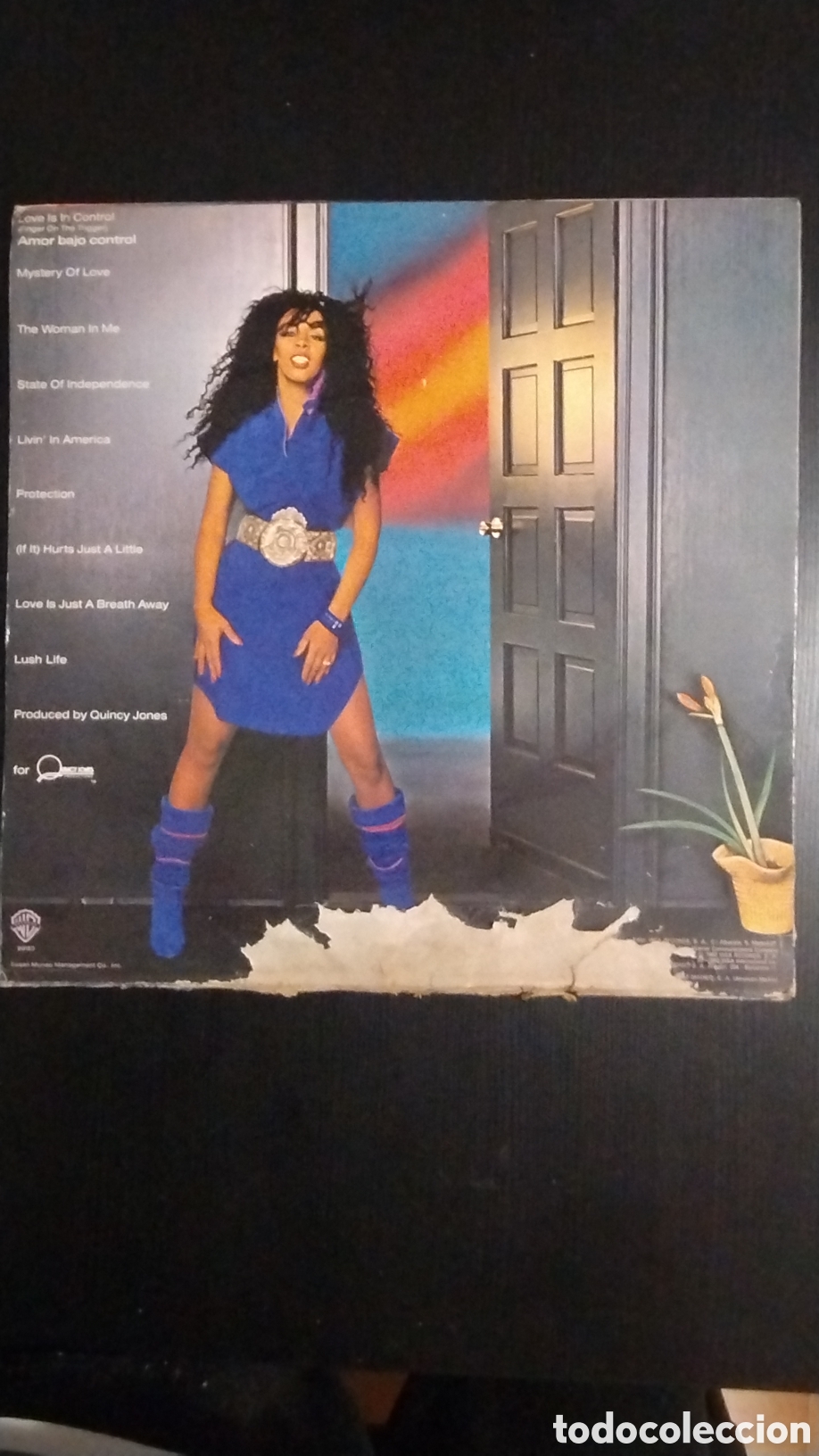 Discos de vinilo: Donna Summer LP WEA Espa&ntilde;a - Foto 2