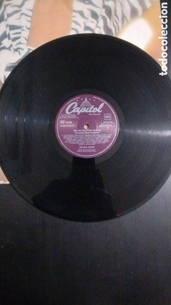 Discos de vinilo: Diana Ross why do fools fall love lp - Foto 4