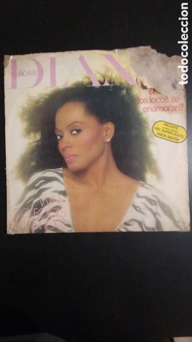 Discos de vinilo: Diana Ross why do fools fall love lp - Foto 1