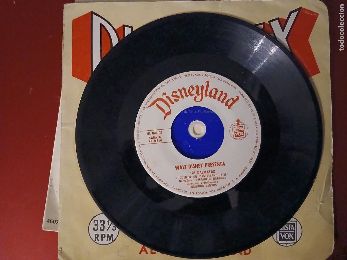 Discos de vinilo: 101 d&aacute;lmatas - Disney - Foto 1