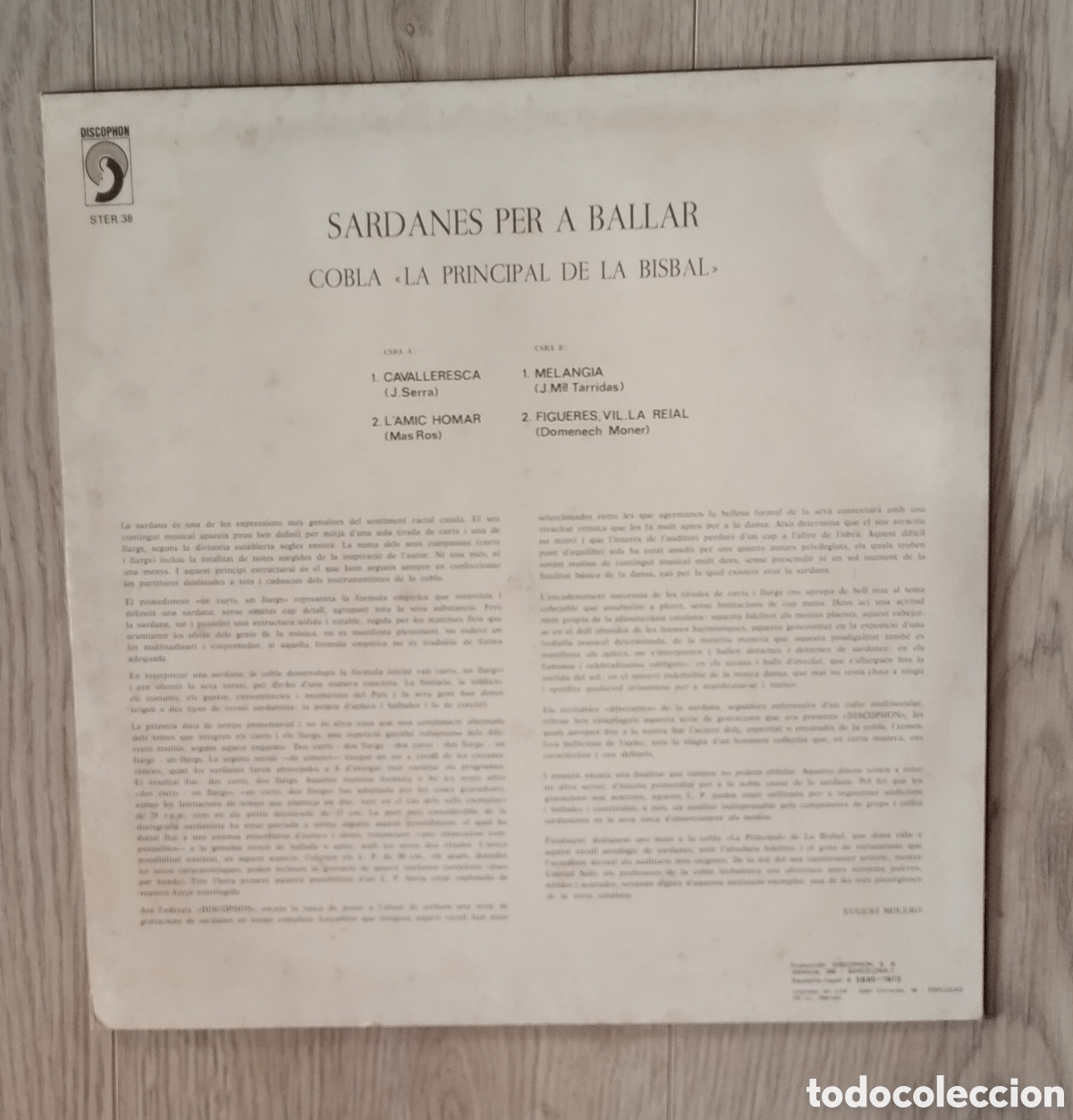 Discos de vinilo: 4 LP SARDANES PER A BALLAR, COMPLETES - Foto 7