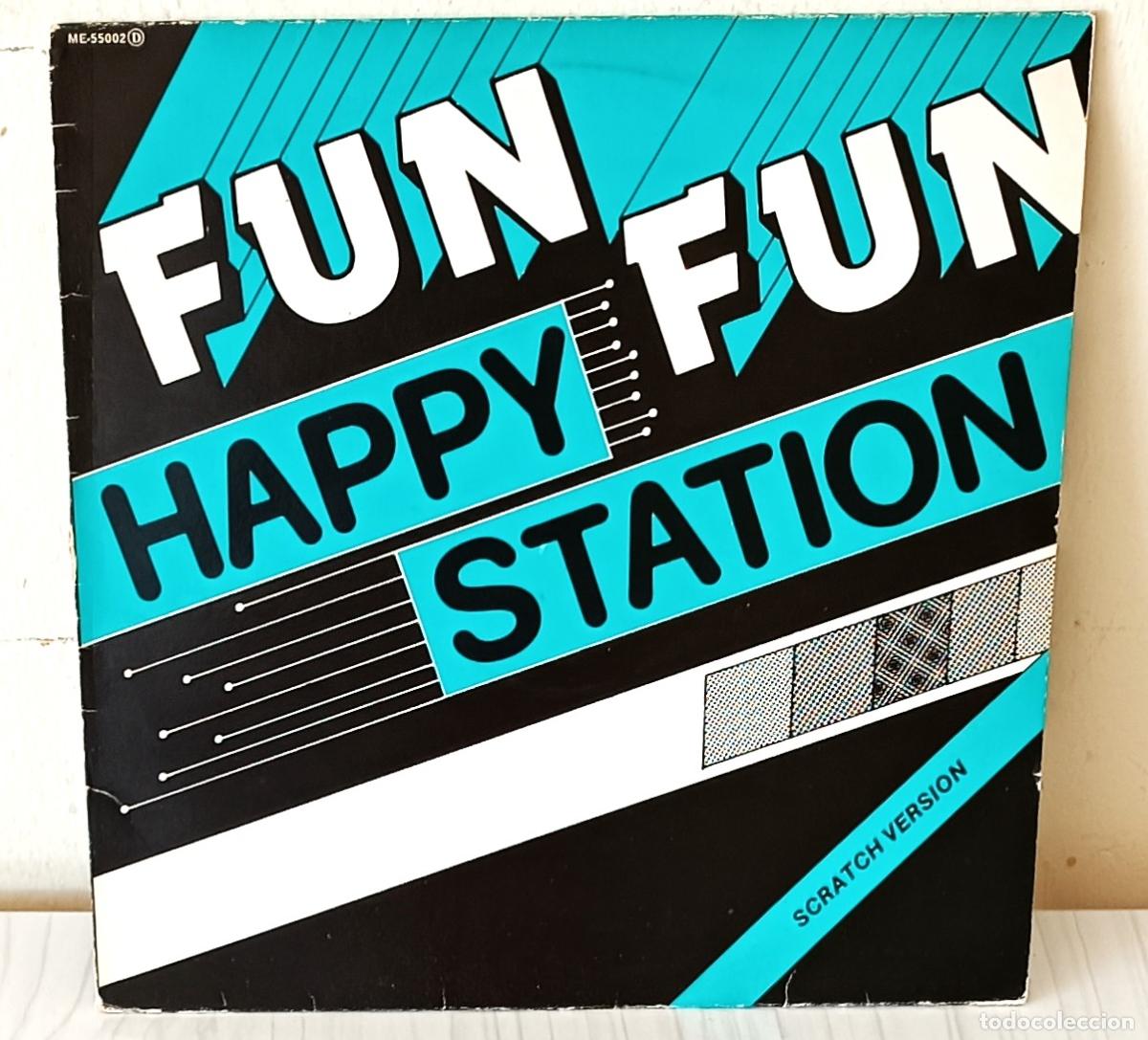 Discos de vinilo: FUN FUN - HAPPY STATION MAXI CFE -1984 - Foto 1