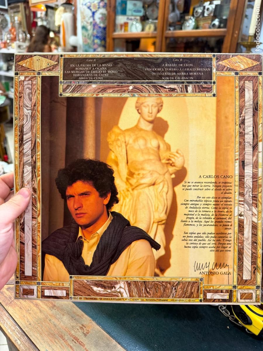 Discos de vinilo: LP CARLOS CANO - CUADERNO DE COPLA - Foto 2