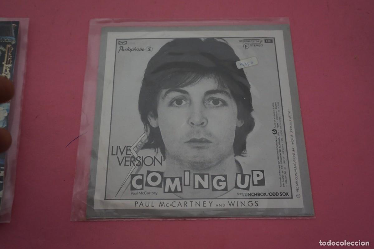 Discos de vinilo: SINGLE - PAUL MCCARTNEY - COMING UP / DISCO EN ESTADO EXCELENTE - Foto 3