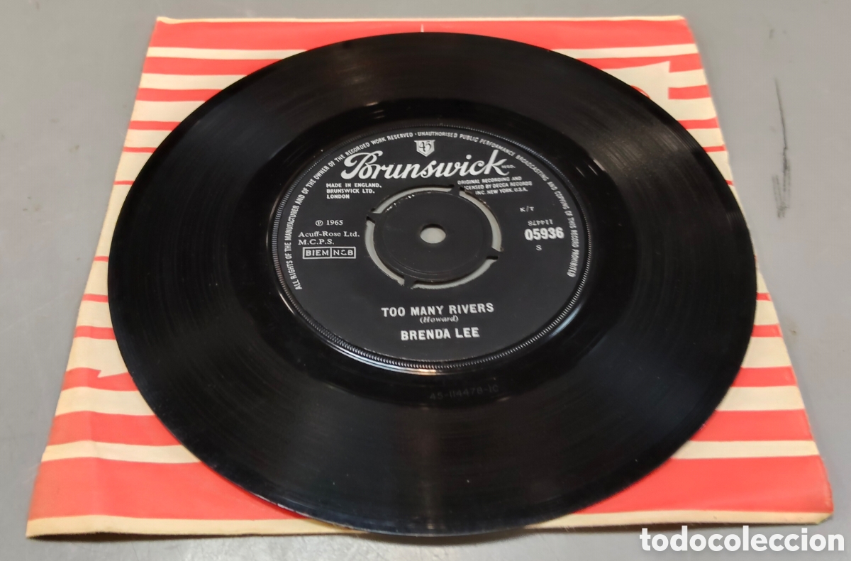 Discos de vinilo: Single LONDON 1965 BRUNSWICK - Foto 1