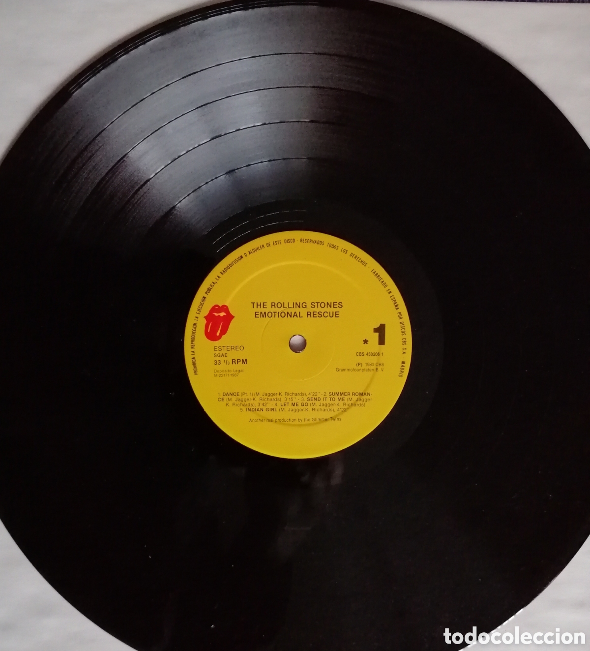 Discos de vinilo: The Rolling Stones - Emotional Rescue - Foto 3