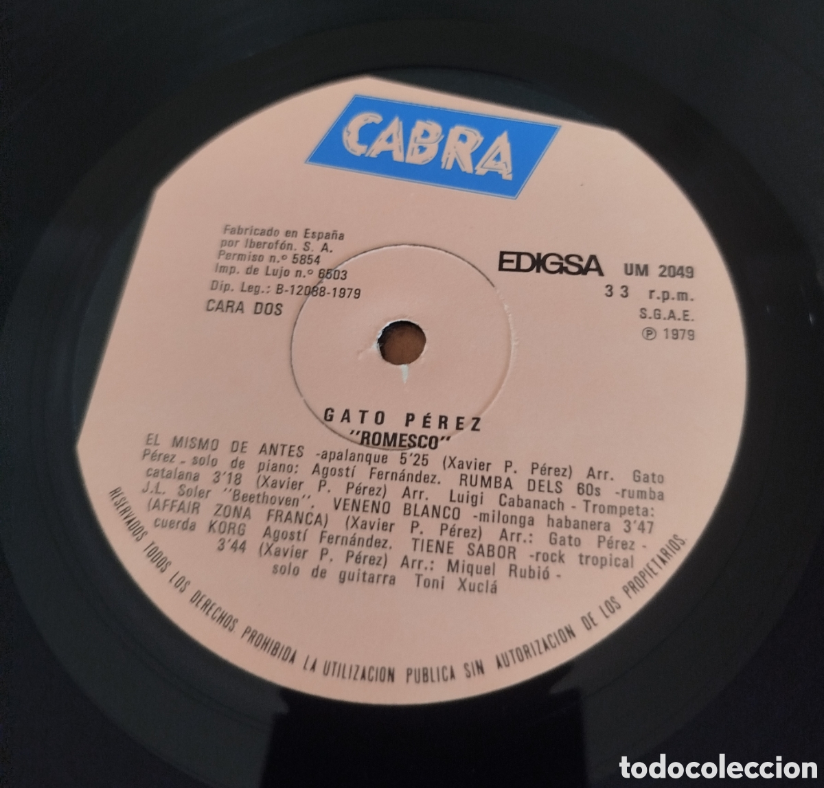 Discos de vinilo: Gato perez - Romesco - Foto 3