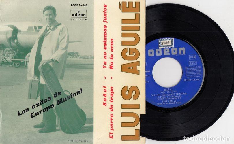 Discos de vinilo: LUIS AGUILE - SE&Ntilde;AL - EP DE VINILO - C - 36 - Foto 1