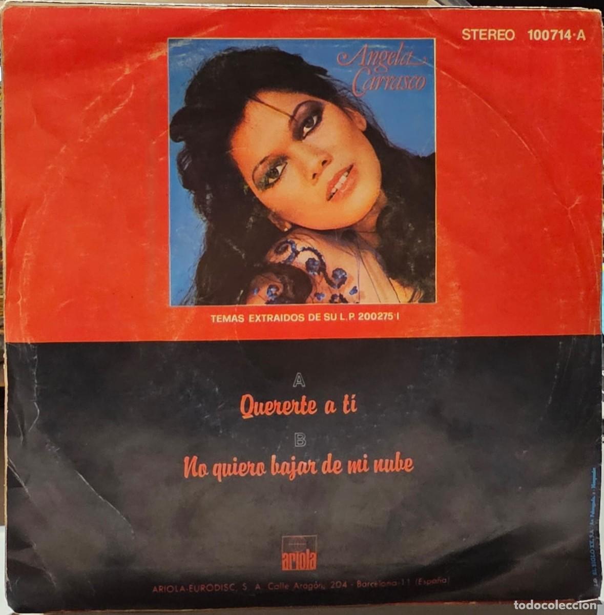 Discos de vinilo: Vinilo Angela Carrasco - Quererte a ti - Foto 2