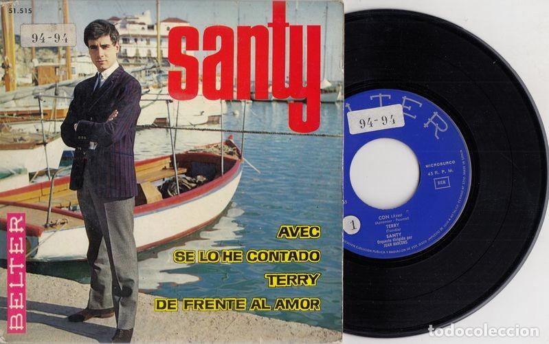 Discos de vinilo: SANTY - AVEC - EP DE VINILO - C 38 - Foto 1