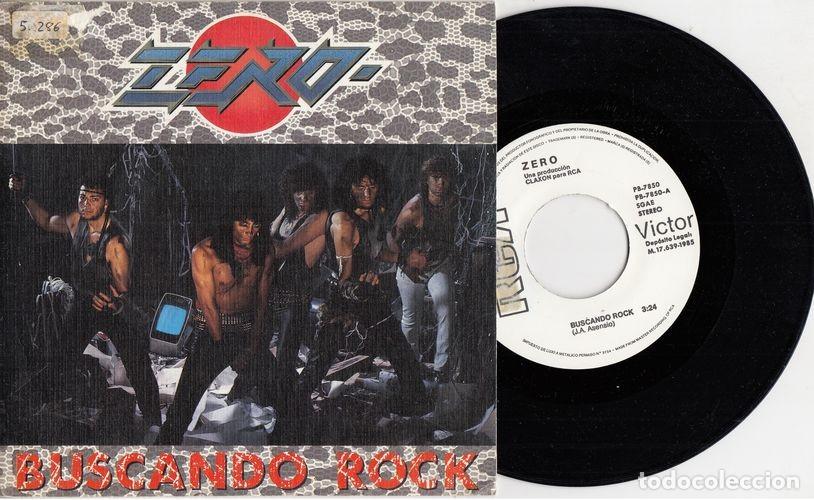 Discos de vinilo: ZERO -BUSCANDO ROCK - SINGLE DE VINILO PROMOCIONAL - C 39 - Foto 1