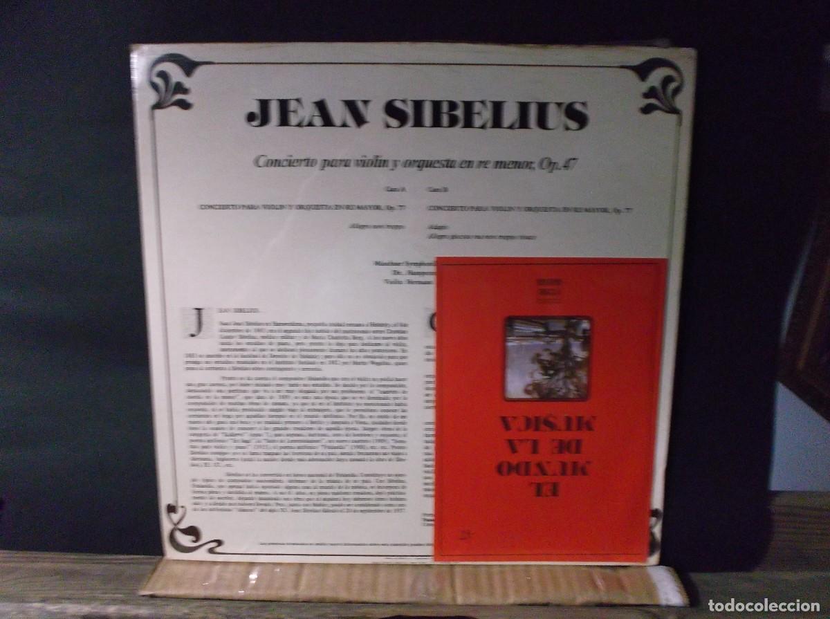 Discos de vinilo: JEAN SIBELIUS - VINILO LP. - Foto 2