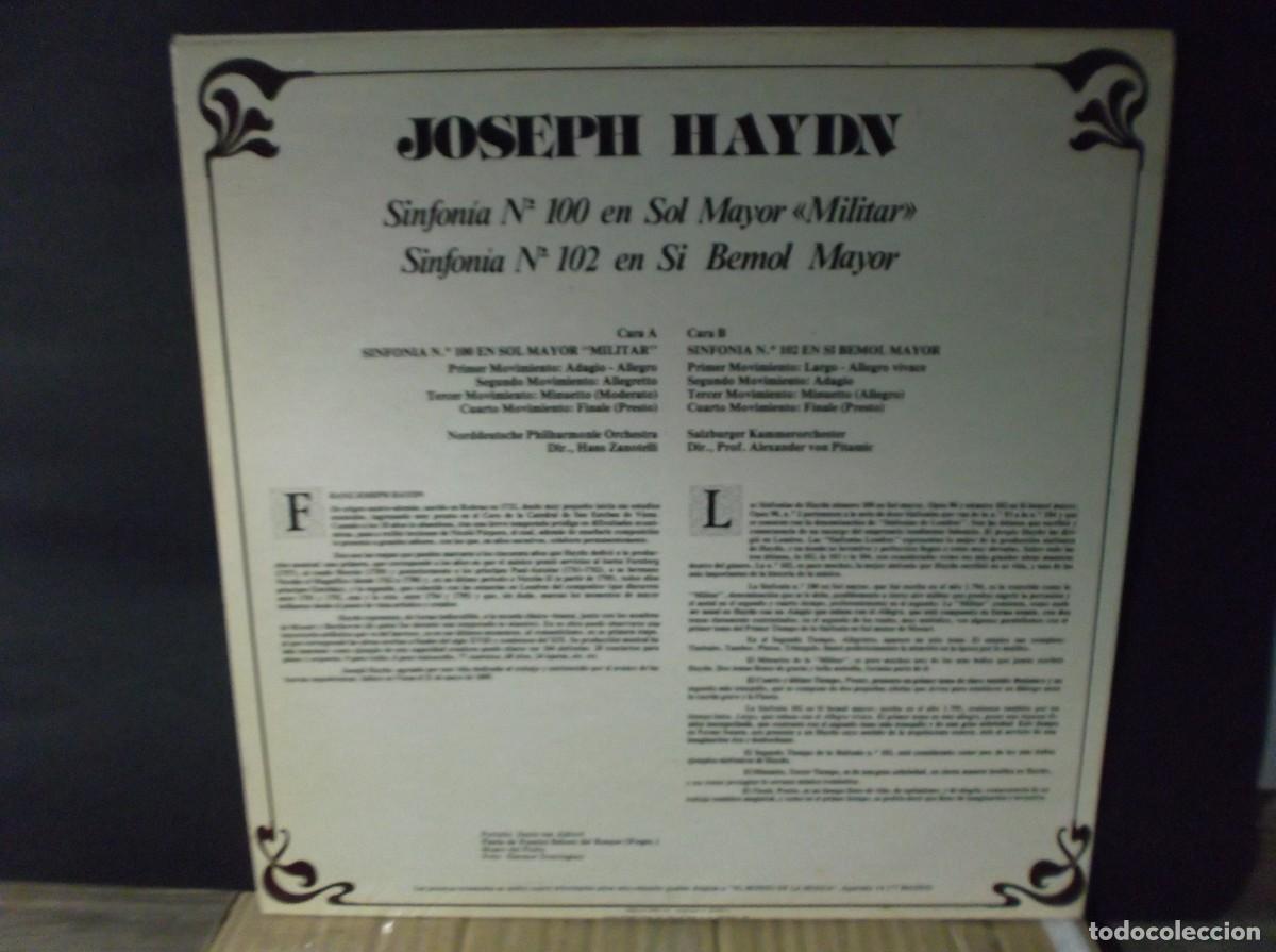 Discos de vinilo: JOSEPH HAYDN - VINILO LP. - Foto 2