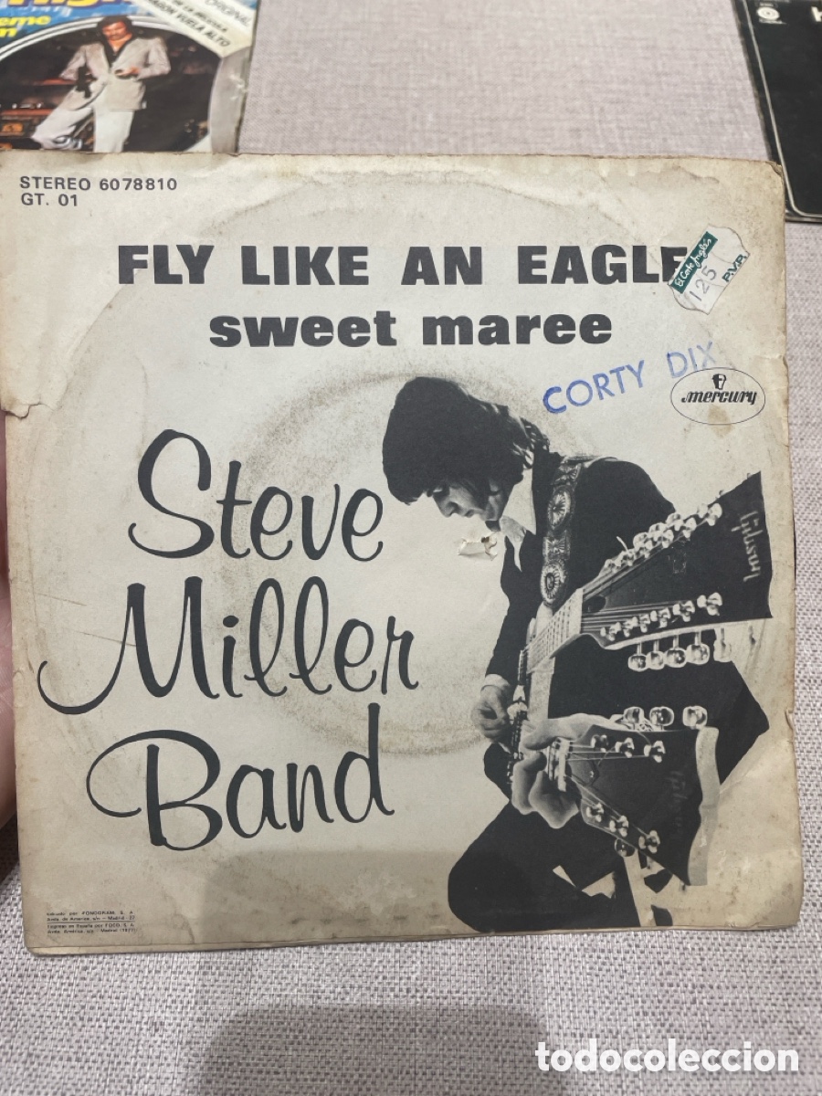 Discos de vinilo: Steve Miller Band &ndash; &ldquo;Fly Like an Eagle&rdquo; / &ldquo;Sweet Maree&rdquo; - Foto 1