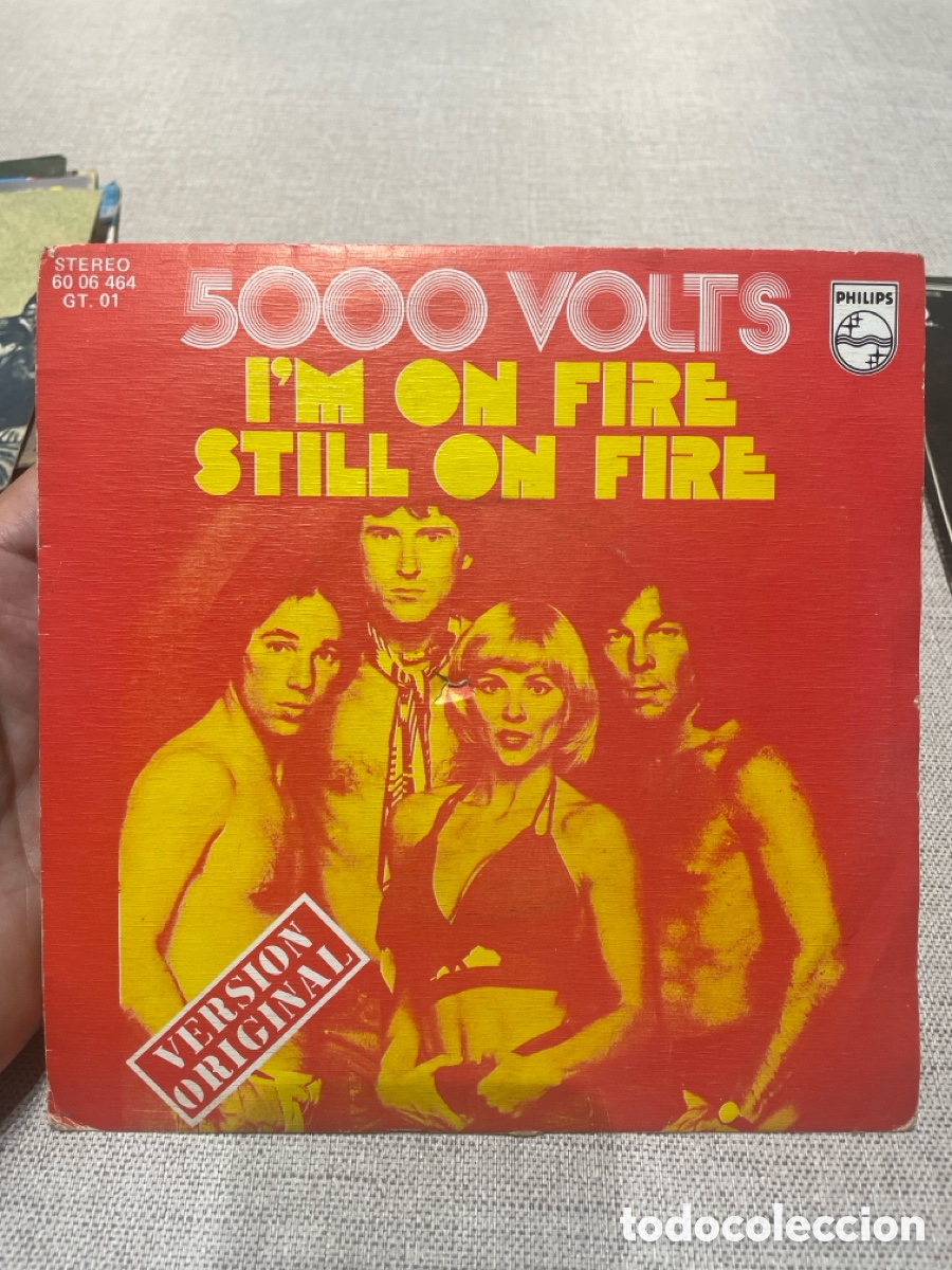 Discos de vinilo: 5000 Volts &ndash; &ldquo;I&rsquo;m on Fire&rdquo; / &ldquo;Still on Fire&rdquo; - Foto 1