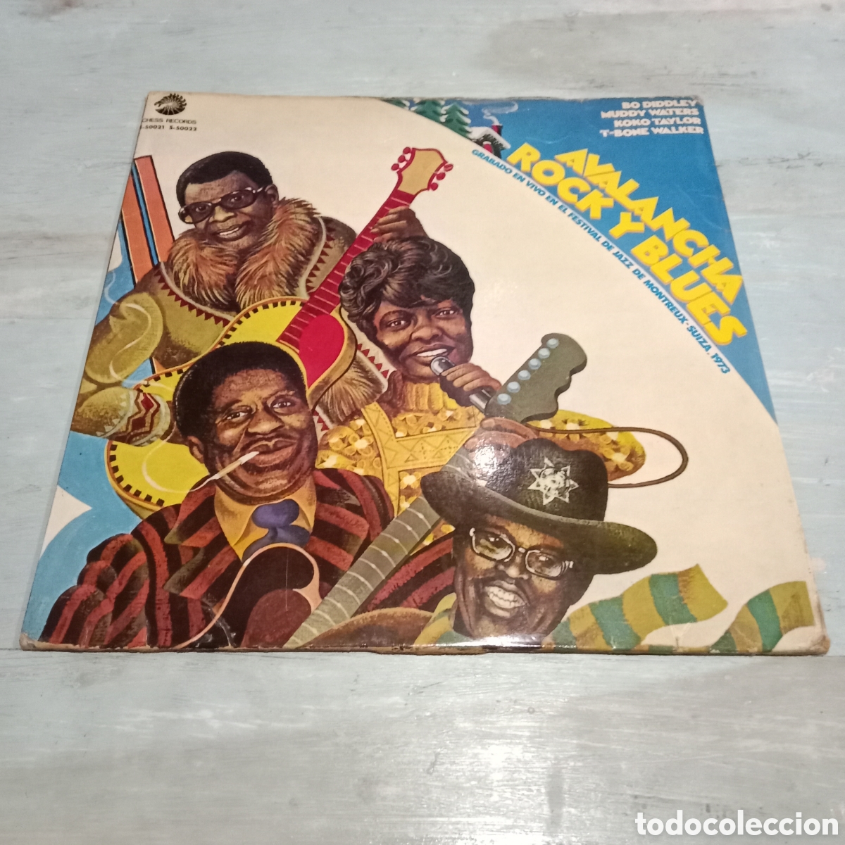 Discos de vinilo: VARIOS - AVALANCHA ROCK Y BLUES - LP DOBLE GATEFOLD - Foto 1