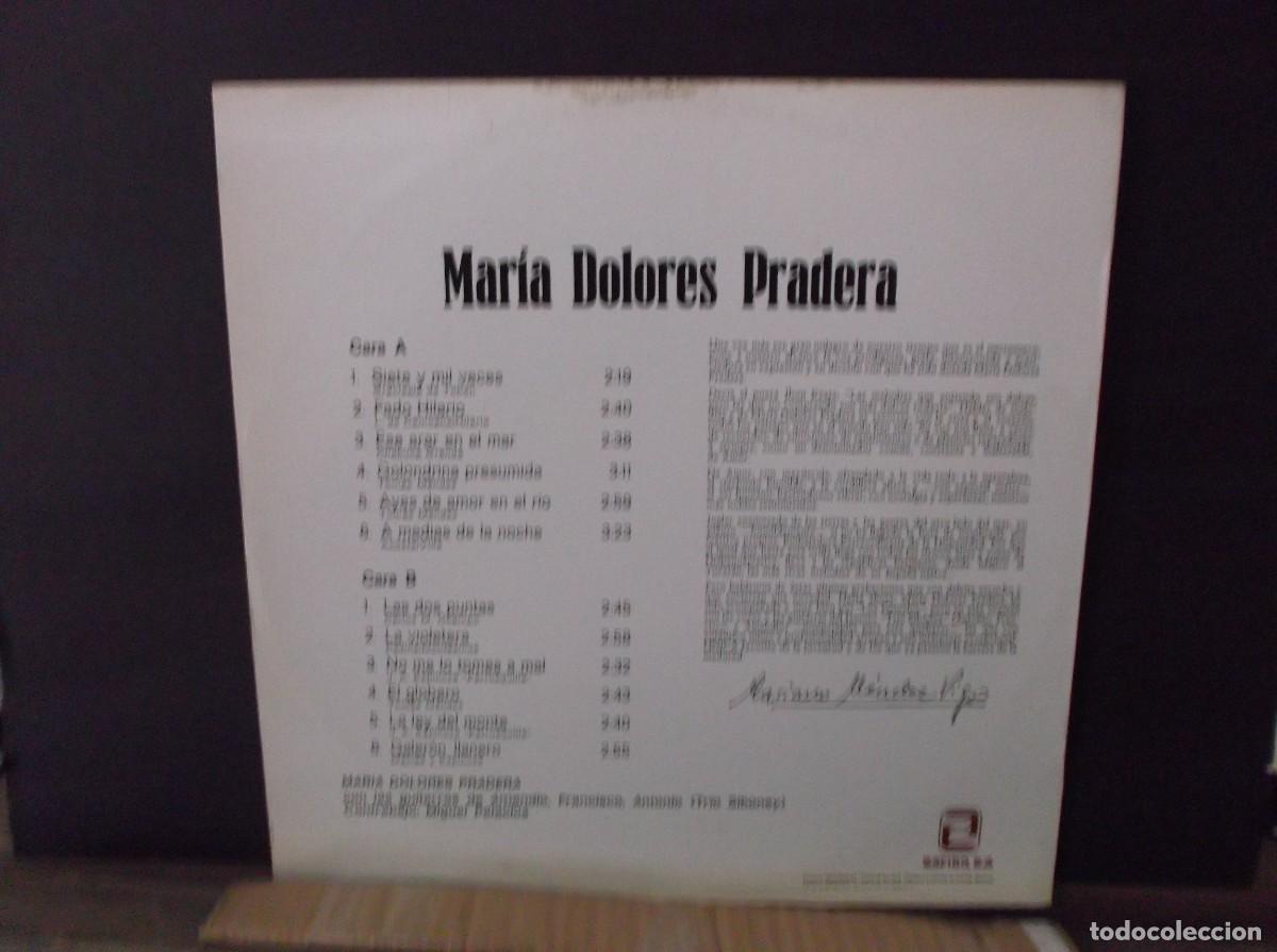Discos de vinilo: MARIA DOLORES PRADERA 1970 - VINILO LP - Foto 2