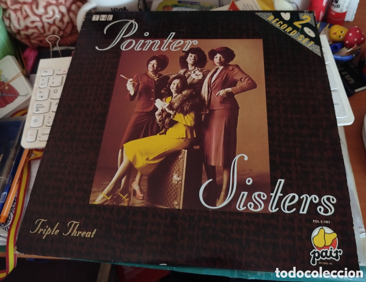 Discos de vinilo: Pointer Sisters&nbsp;&lrm;&ndash;&nbsp;Triple Threat . Doble LP - Foto 1