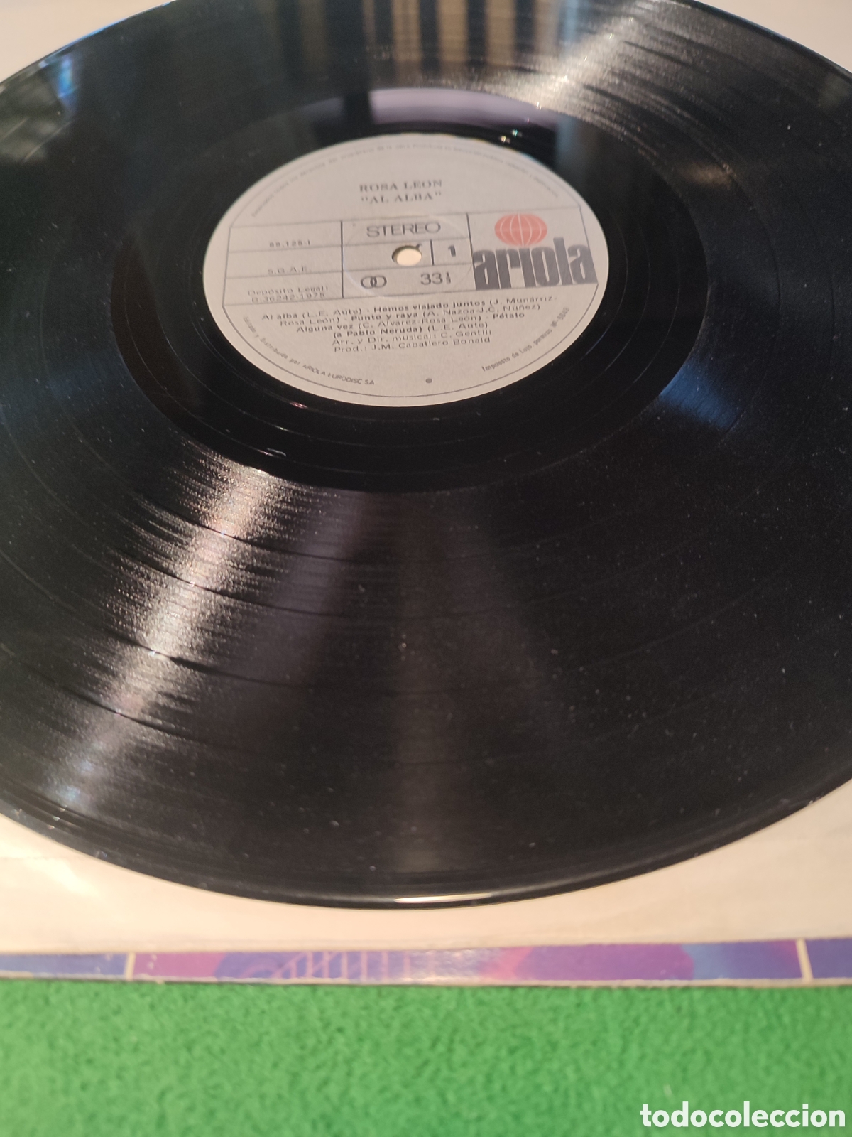 Discos de vinilo: Rosa Le&oacute;n - Al Alba edici&oacute;n 1975 - Foto 3