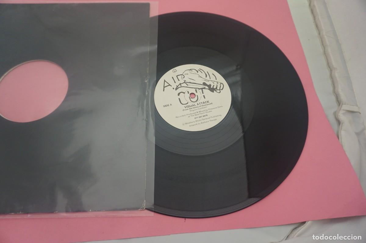 Discos de vinilo: MAXI SINGLE - Aircut &ndash; Visual Attack - DISCO EN BUEN ESTADO - Foto 1