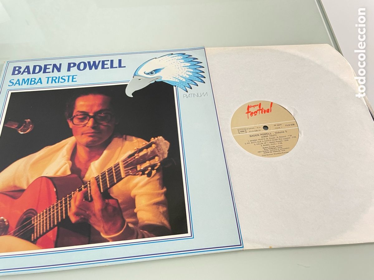 Discos de vinilo: Disco de vinilo. Baden Powell. Samba Triste. Platinum - Foto 2
