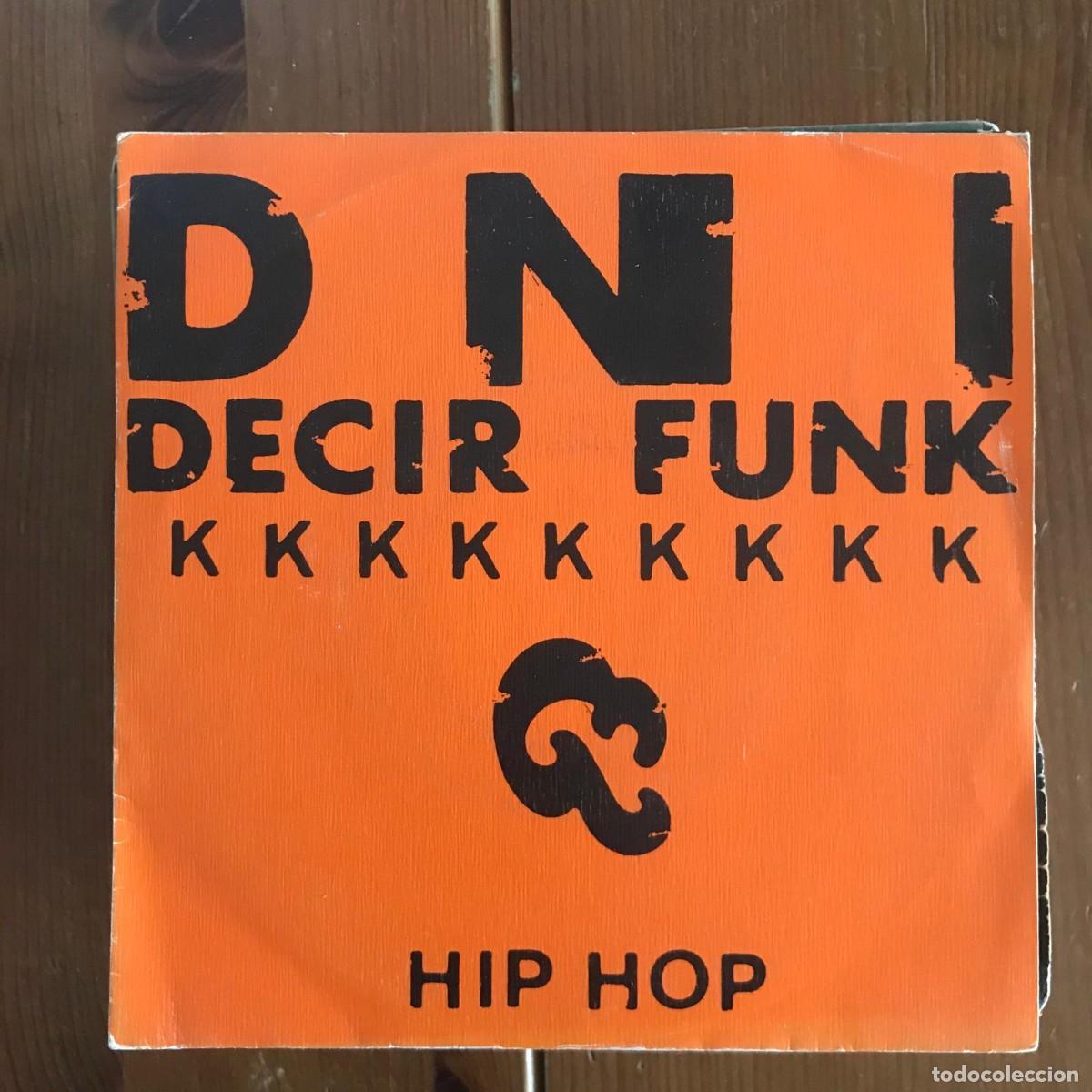 Discos de vinilo: DNI - DECIR FUNK - SINGLE TROYA 1989 - Foto 1