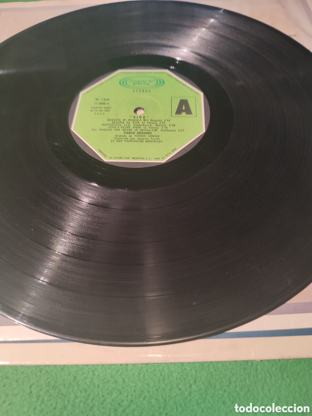 Discos de vinilo: Pablo Abraira - Vida edici&oacute;n 1981 - Foto 3