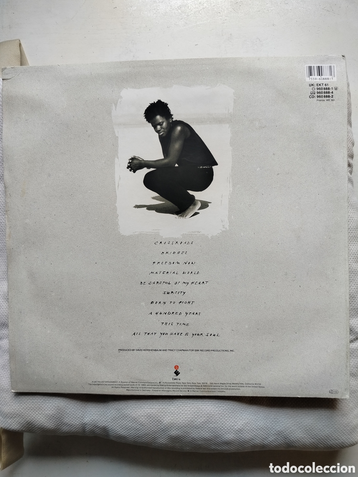Discos de vinilo: Defectuoso Tracy Chapman LP - Foto 2