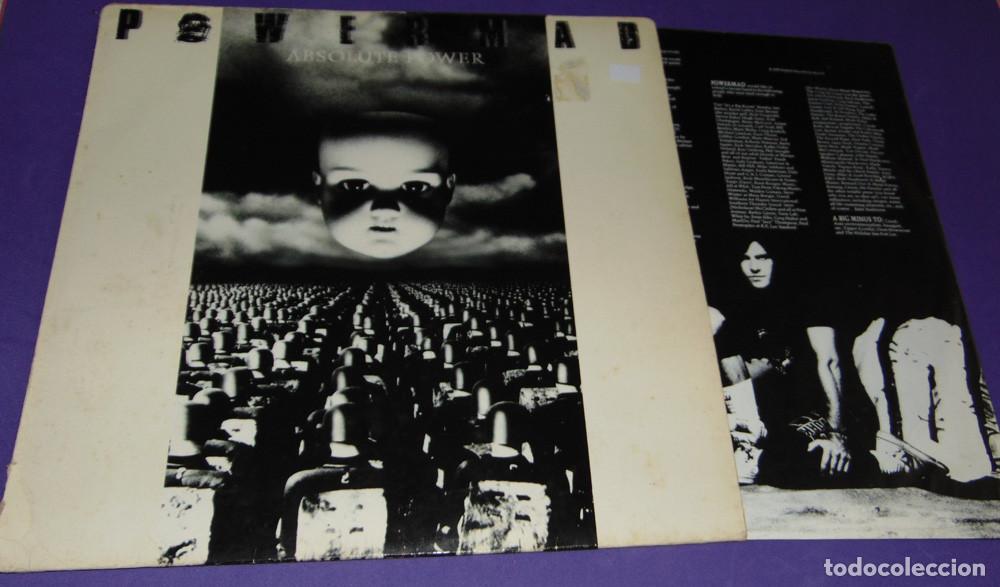 Discos de vinilo: POWERMAD &ndash; Absolute Power - LP 1989 - Foto 4