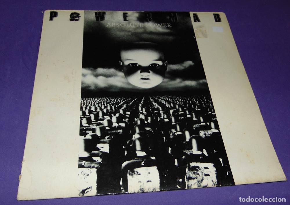 Discos de vinilo: POWERMAD &ndash; Absolute Power - LP 1989 - Foto 1