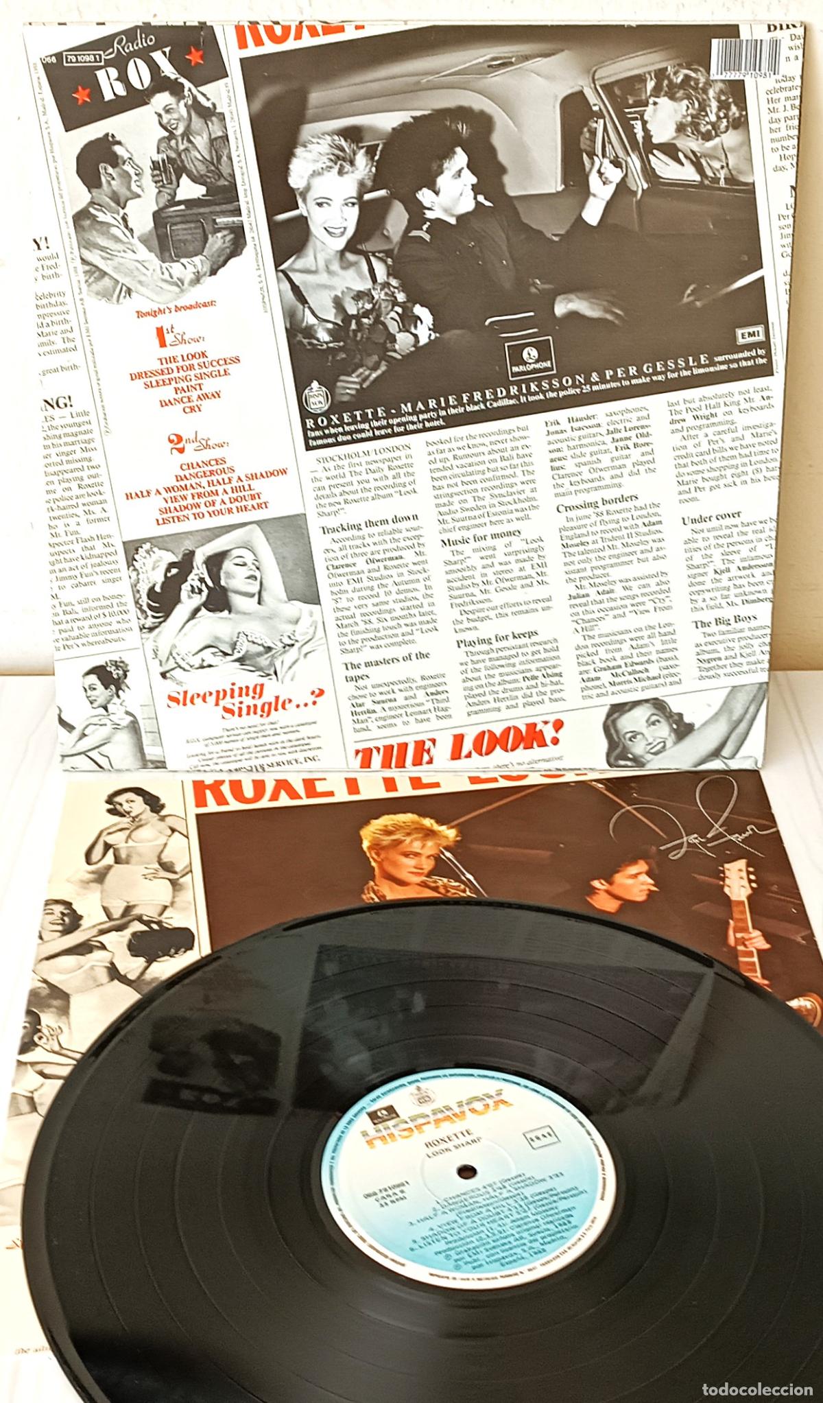 Discos de vinilo: ROXETTE - LOOK SHARP SPAIN HISPAVOX - 1988 - Foto 2