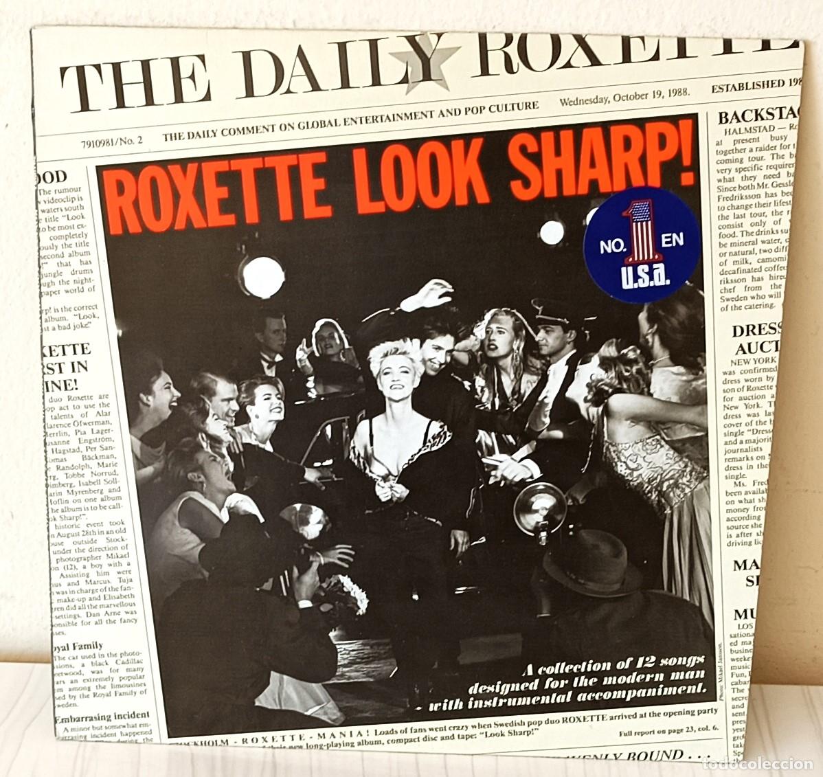 Discos de vinilo: ROXETTE - LOOK SHARP SPAIN HISPAVOX - 1988 - Foto 1