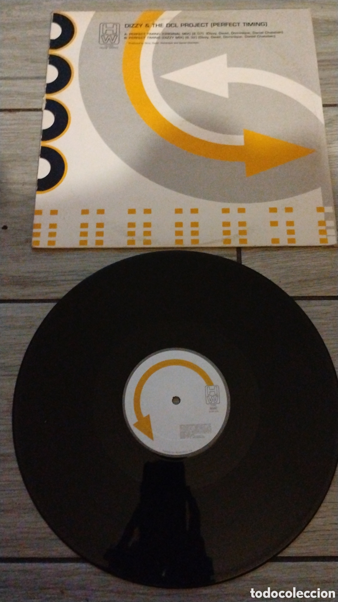 Discos de vinilo: DIZZY & DCL PROYECT-PERFECT TIMING-MAXI-HOUSE WORKS/SPAIN-IB - Foto 2