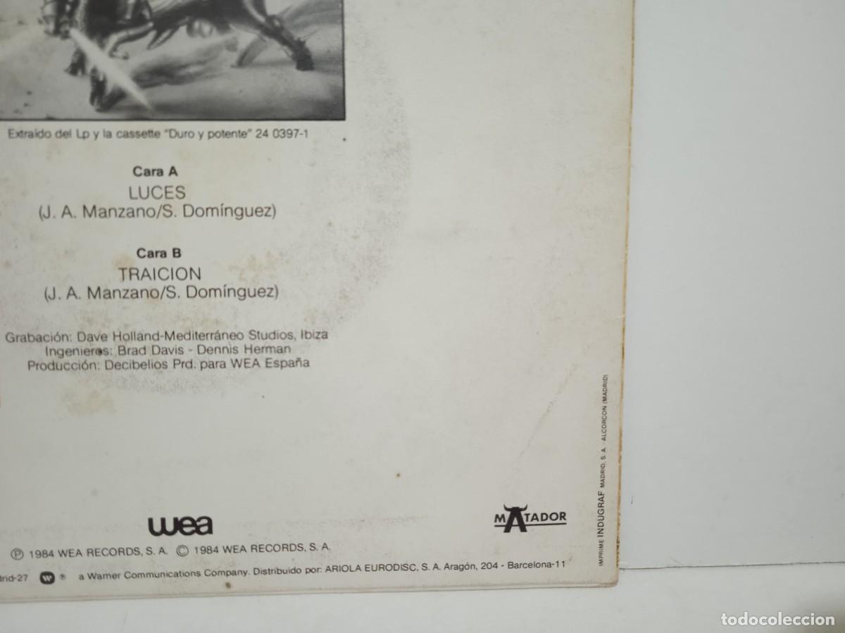 Discos de vinilo: Banzai - Luces / Traicion - Single - 1984 - Foto 14